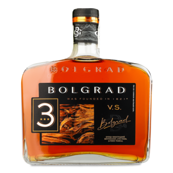 Бренді "Bolgrad" 3* 40% 0,5л /Bolgrad/
