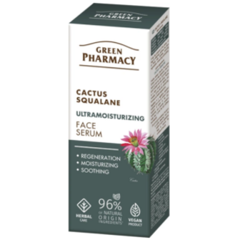 Сироватка Green Рharmacy Кактус + сквалан для обличчя 30мл