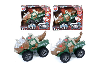 Машинка One Two Fun Dino зі світлом і звуком в асортименті (3665257595036)