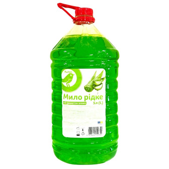 Мило рідке Auchan з ароматом алое 5 л (4823090140342)