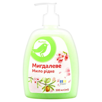 Мило рідке Auchan Мигдалеве 500 мл (4823090140359)