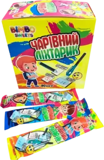 Набір цукерка з іграшкою Bimbo sweets Чарівний ліхтарик 10 г