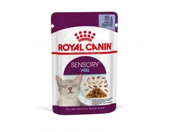 Вологий корм для дорослих котів ROYAL CANIN SENSORY FEEL JELLY 0.085 кг (термін придатності 09.2026)
