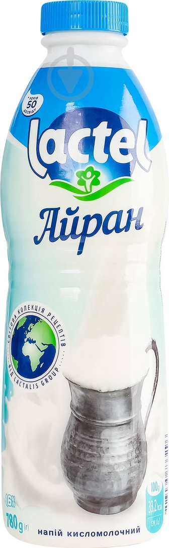 Айран Lactel 1,6% 780мл