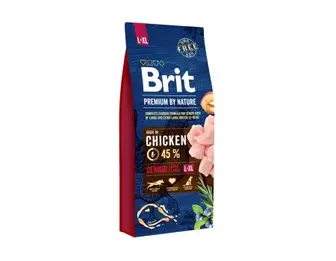 Brit Premium Senior L+XL для старіючих собак великих порід 15 кг
