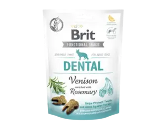 Функціональні ласощі Brit Care Dental оленина з розмарином для собак, 150 г