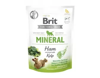 Функціональні ласощі для цуценят Brit Care Functional Snack Mineral Ham з шинкою, 150 г