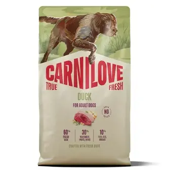 Сухий корм для собак Carnilove True Fresh Adult 4 кг - качка