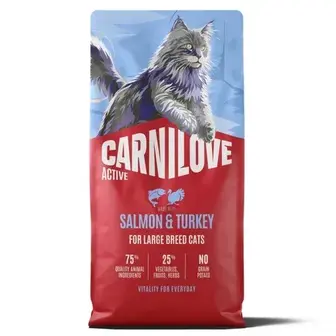 Сухий корм для котів Carnilove Active Large Breed 6 кг - лосось та індичка