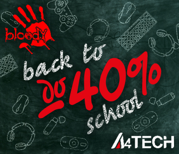 Знижки до -40% на ігрову периферію A4tech