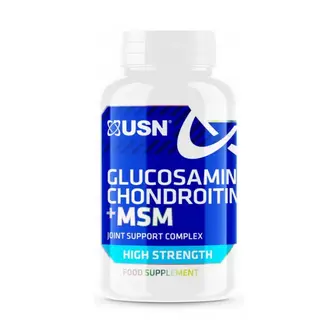 Глюкозамін Хондроїтин МСМ, Glucosamine Chondroitin MSM, USN, 90 таблеток