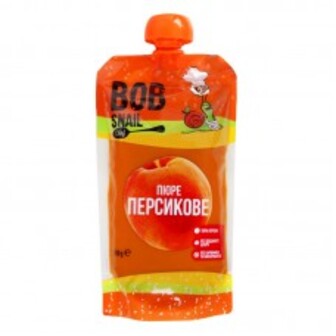 ПЮРЕ ПЕРСИК Д0Й/П 250Г BOB SNAIL