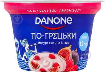 Йогурт Данон по-грецьки малина-інжир 3,5% 150 г
