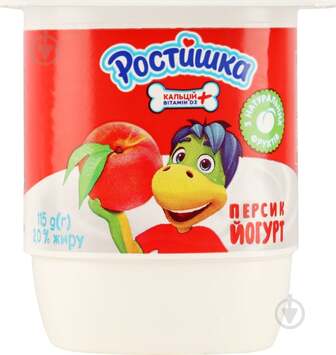 Йогурт Растішка 2% персик 115 г