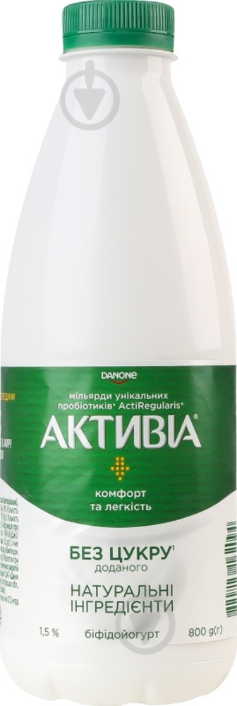 Біфідойогурт Активіа питний 1,5% 0,8 г
