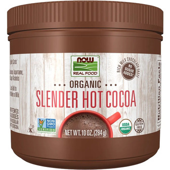 Гаряче какао Now Foods Slender Hot Cocoa Organic 284 г