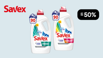 До -50% на засоби для прання Savex Premium