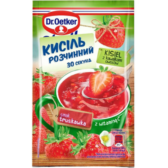 Кисіль Dr.Oetker Смак полуниці зі шматочками фруктів 31.5 г (916691)