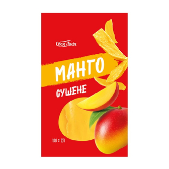 Манго 100 г Своя Лінія сушене м/уп 