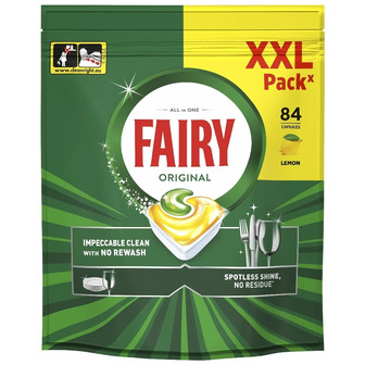 Капсули для посудомийних машин Fairy Original Все-в-1, 84 шт (8700216961820)