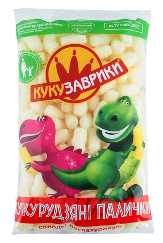 Палички кукурудзяні Кукузаврики солодкі, 80 г