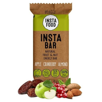 Батончик Insta Food мигдаль яблуко 40 г (4820201770405)