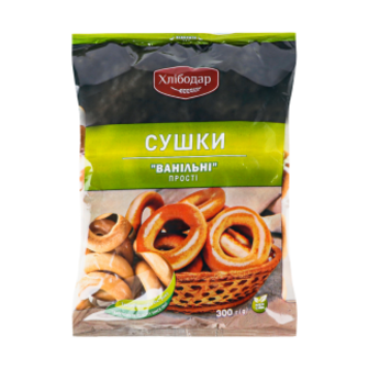 Сушки Хлібодар Ванільні прості 300г