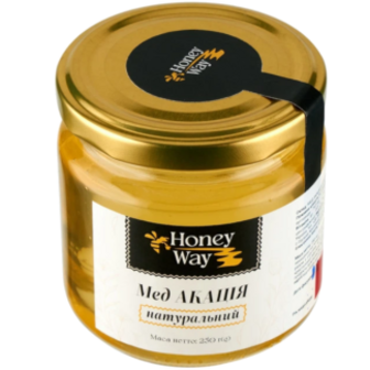 Мед Honey Way Акацієвий скл/б 250г