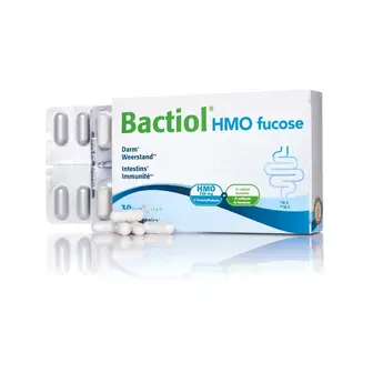 Бактіол НМО фукоза, пробіотики для здорового травлення, Bactiol HMO fucose, Metagenics, 30 капсул (15 капсул MetaFucose + 15 капсул Bactiol)