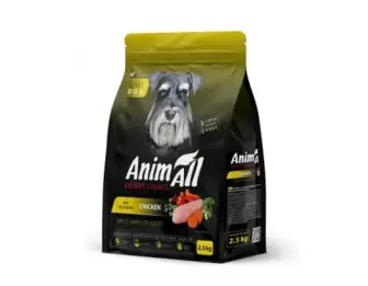 Повнораціонний сухий корм Animall, для собак зі свіжою куркою, 2.5 кг
