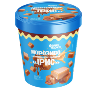 Морозиво Файна Марка Ірис 500г відро
