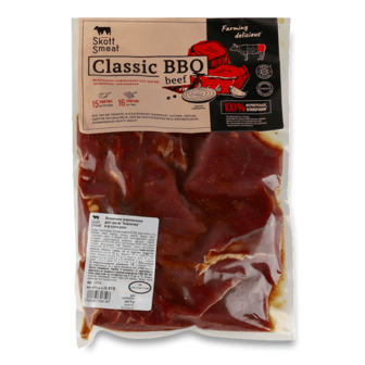 Яловичина маринована "Skott Smeat" для грилю "Класична" охолоджена 100г