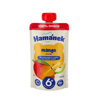 Пюре Hamanek яблуко і манго пауч 100 г