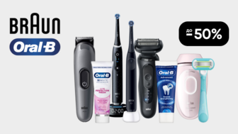 До -50% на техніку Braun та засоби для догляду за ротовою порожниною Oral-B