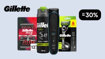До -30% на засоби для чоловічого гоління Gillette