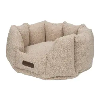 Лежак для собак CHOUCHOU Shell Teddy XS 50х55 см - бежевий
