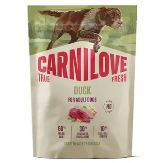 Сухий корм для собак Carnilove True Fresh Adult 1,5 кг - качка