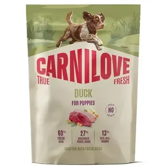 Сухий корм для цуценят Carnilove True Fresh Puppy 1,5 кг - качка
