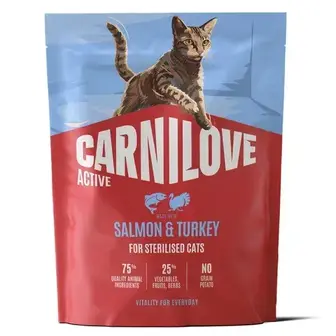 Сухий корм для котів Carnilove Active Sterilised 400 г - лосось та індичка