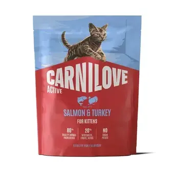 Сухий корм для кошенят Carnilove Active Kittens 400 г - лосось та індичка