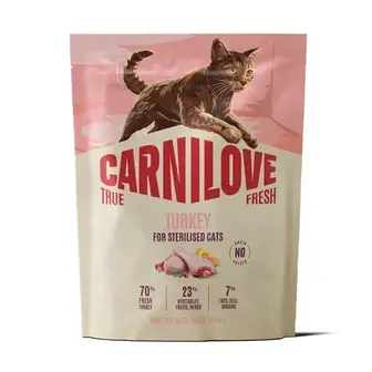 Сухий корм для котів Carnilove True Fresh Sterilised 400 г - індичка