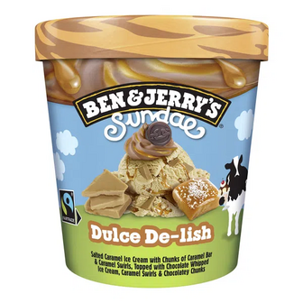 Морозиво Ben&Jerry's Dulce de Lish (350г)