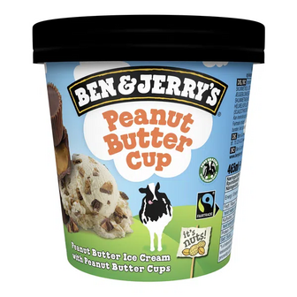 Морозиво Ben&Jerry's Арахісова паста (425г)