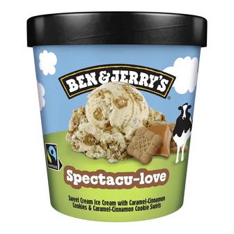 Морозиво Ben&Jerry's Дивовижна любов вершкове (392г)