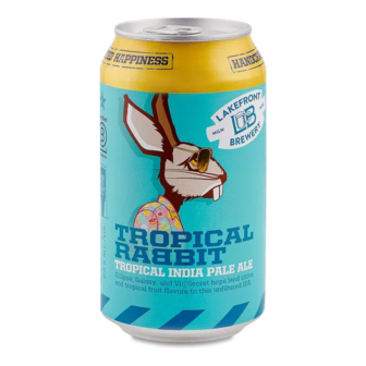 Пиво Lakefront Tropical Rabbit світле фільтроване з/б (0,355л)