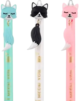 Ручка масляна Yes! Color Cats автоматична 0.7 мм синя