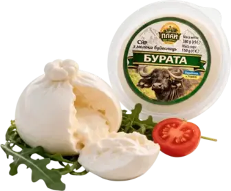 Сир Еко-ферма Плай Бурата з молока буйволиць 50% 150 г
