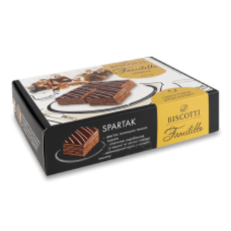 ТІСТЕЧКО БІСК FAMILITTO SPARTAK 600Г BISCOTTI