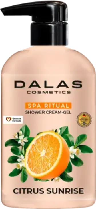 Крем-гель для душу Dalas cosmetics Citrus sunrise 550 мл
