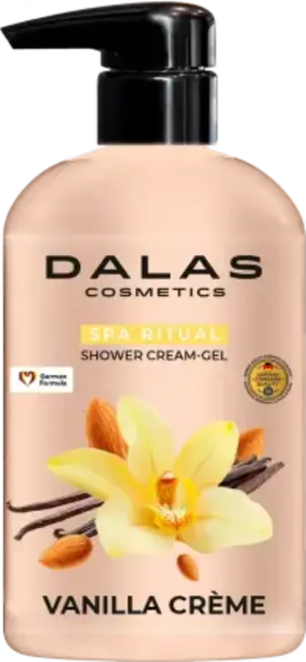 Крем-гель для душу Dalas cosmetics Vanilla creme 550 мл